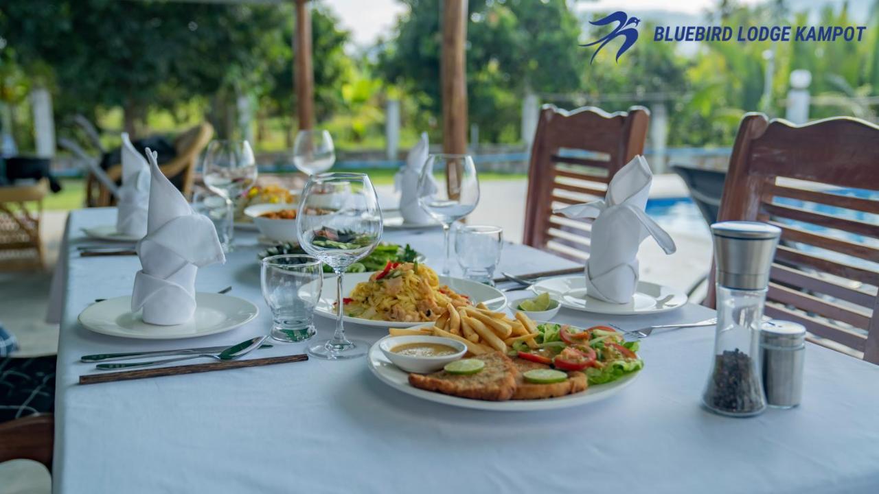 Bluebird Lodge Kampot Exterior foto